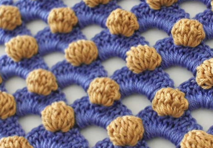 Airy Bobble Stitch Crochet Tutorial