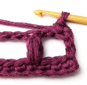 Stacked Puff Grid Crochet Stitch Photo Tutorial
