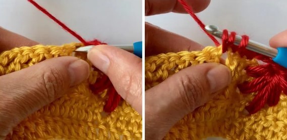 Extreme Drop Leaf Crochet Stitch Photo Tutorial