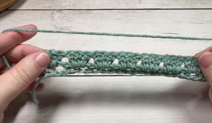 How to Crochet the Crossed Cluster Puff Stitch Photo Tutorial