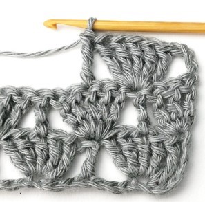 Large Uneven Fan Crochet Stitch Photo Tutorial