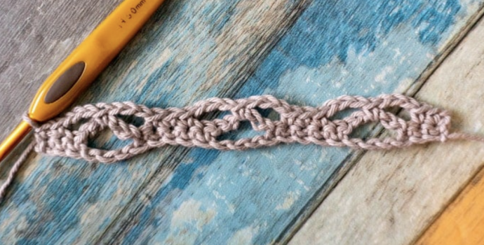 Woven Lattice Stitch Crochet Tutorial