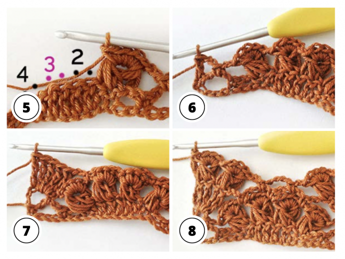 Crochet Tutorial: Beautiful Crown Stitch