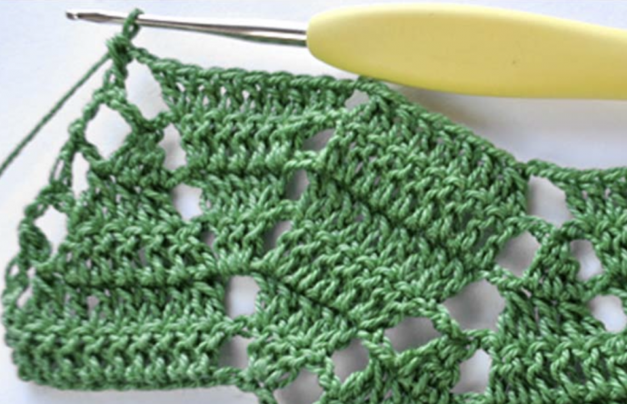 How to Crochet Textured Leaf Stitch