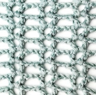 How to Crochet the Lacy Stacked V Stitch Photo Tutorial