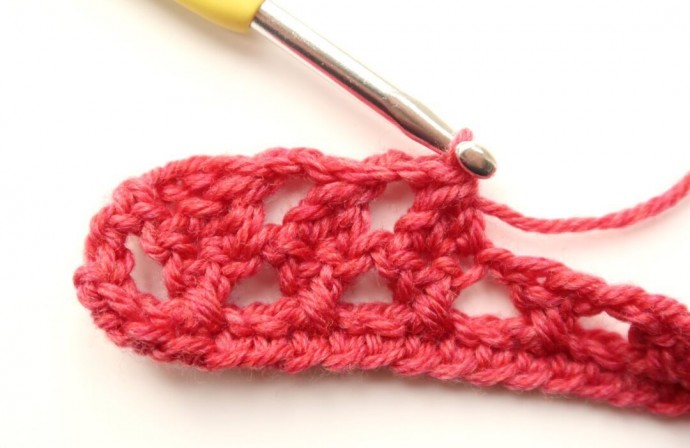 Lace Diamond Crochet Stitch