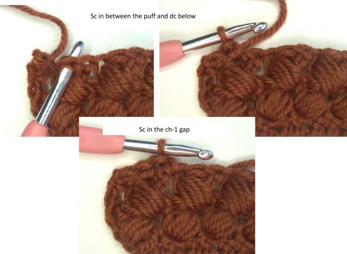 Seaweed Crochet Stitch Photo Tutorial