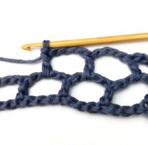Double Crochet Net Stitch Photo Tutorial