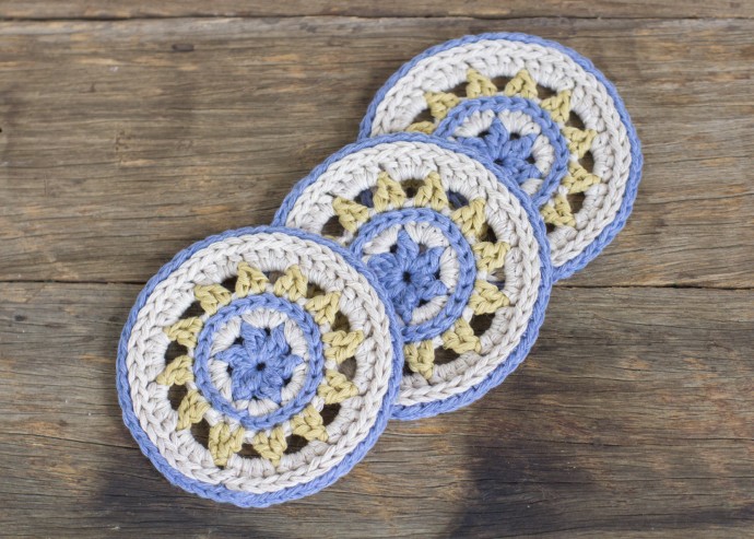 Meadowlark Coasters Crochet Pattern Meadowlark Coasters Crochet Pattern