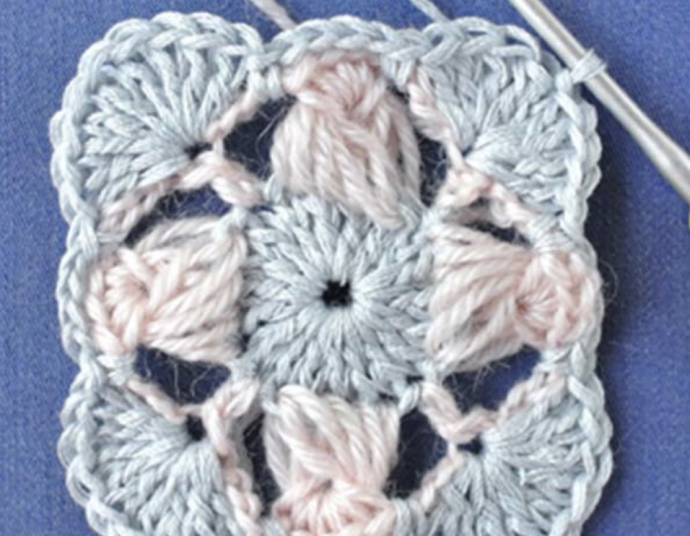 Crochet Long Loop Square Tutorial