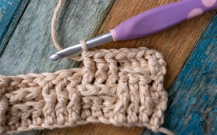 How to Crochet the Basketweave Stitch Photo Tutorial