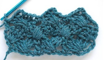 Woven Shell Crochet Stitch Photo Tutorial