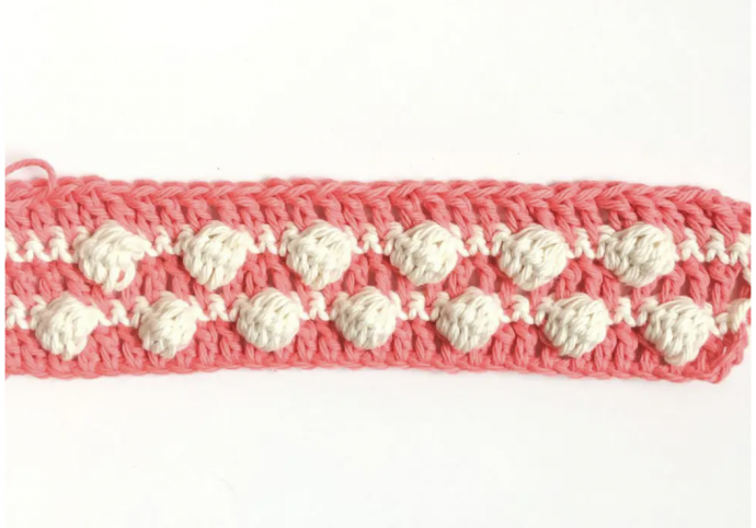 Blackberry Salad Crochet Stitch Photo Tutorial