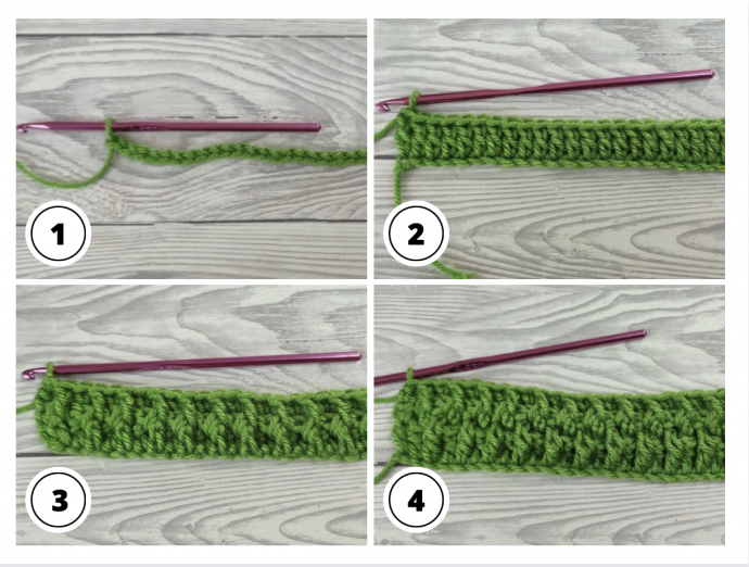 Crochet Rice Stitch Tutorial