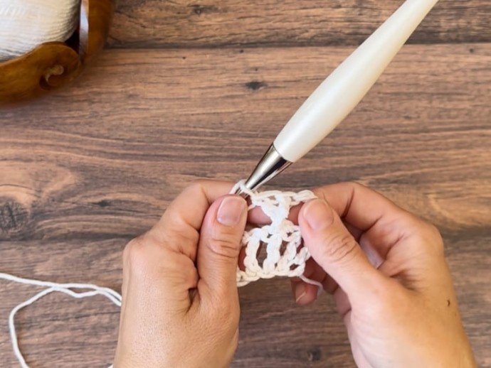 How to Crochet the Crossed Treble X Stitch Photo Tutorial