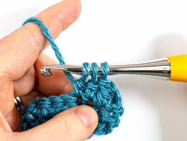 How to Do a Double Crochet Decrease Photo Tutorial