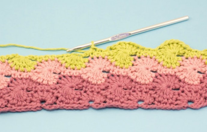 Meadow Afghan Square Crochet Pattern