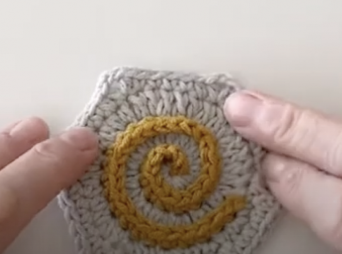 Unique Spiral Hexagon Crochet Tutorial