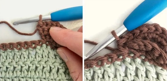 How to Crochet a Sunflower Stitch Photo Tutorial