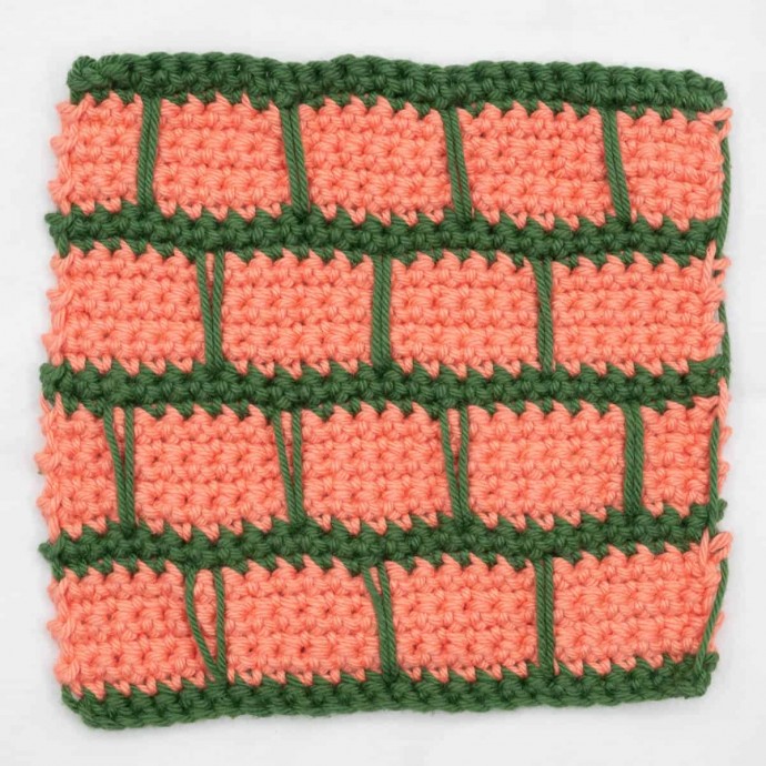 How to Crochet the Brick Stitch Photo Tutorial
