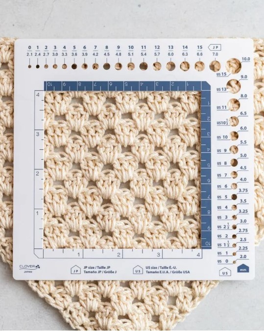 How to Measure Crochet Gauge