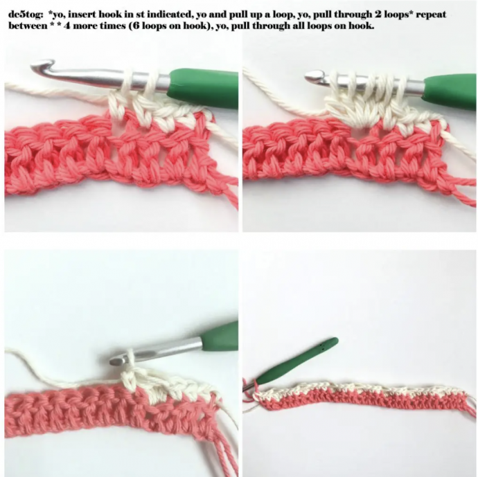 Blackberry Salad Crochet Stitch Photo Tutorial