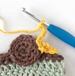 How to Crochet a Sunflower Stitch Photo Tutorial