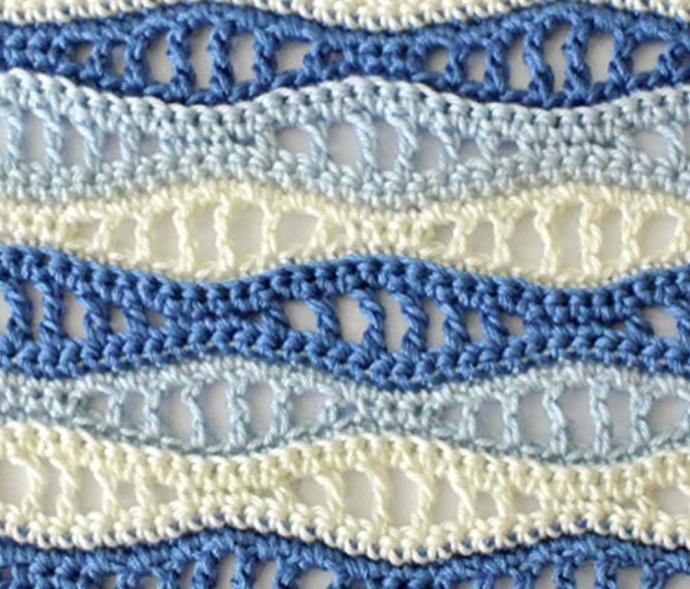 Wave Stitch Crochet Tutorial