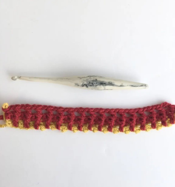 Woven Arches Crochet Stitch Photo Tutorial