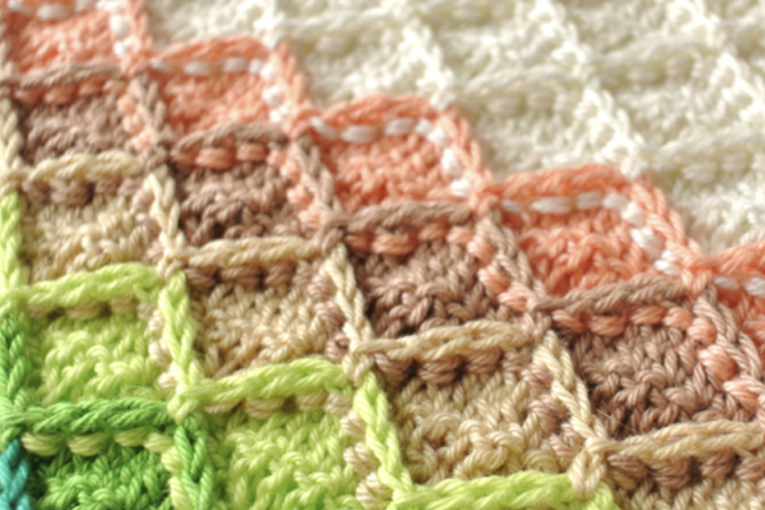 Crochet Textured Square Stitch Tutorial