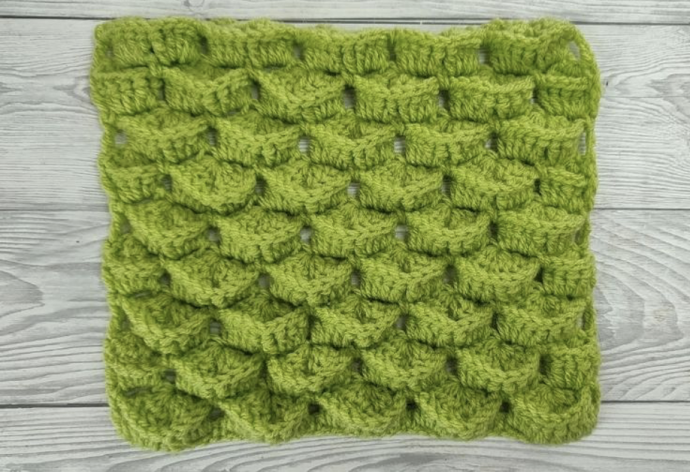 3D Marshmallow Stitch Crochet Tutorial