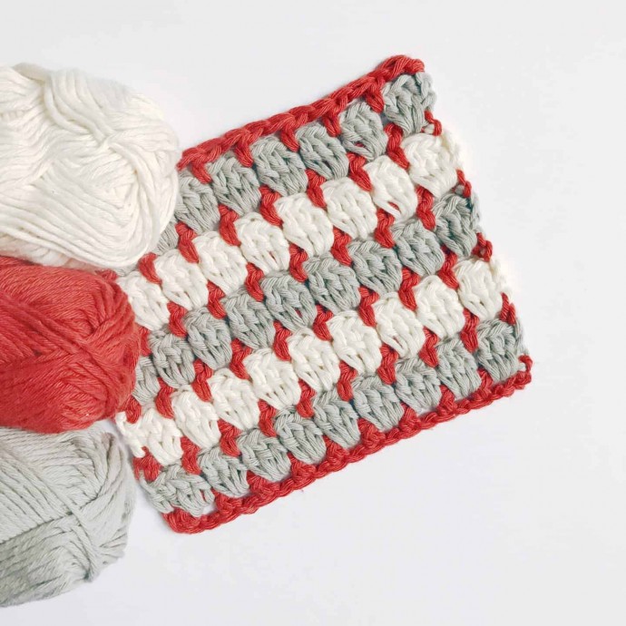 Granny Block Crochet Stitch Photo Tutorial