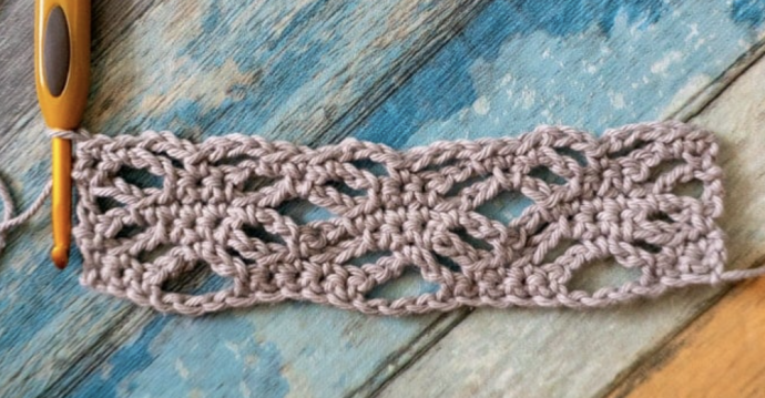 Woven Lattice Stitch Crochet Tutorial