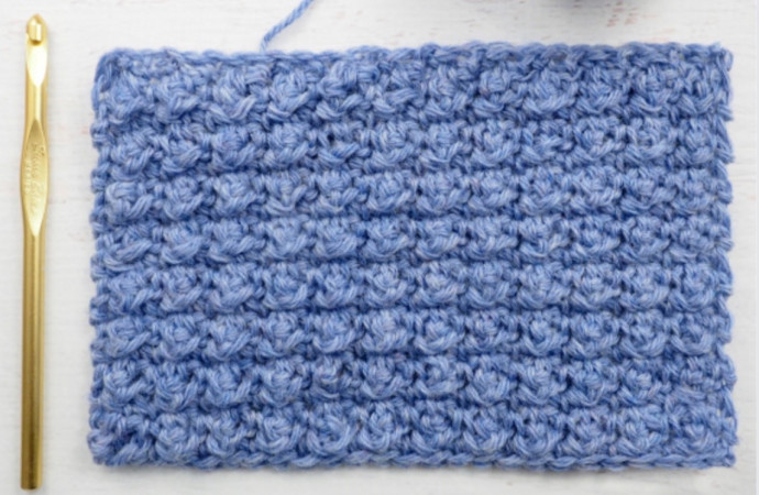 Crochet Basics: Aligned Cobble Stitch