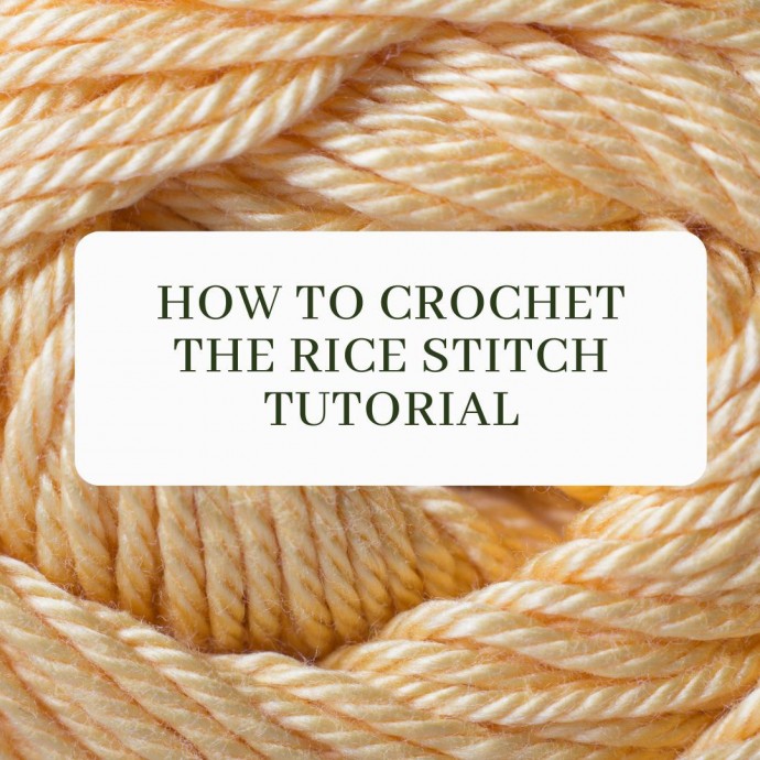 How to Crochet the Rice Stitch Tutorial