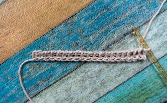 How to Crochet the Tunisian Yarn Over Lace Stitch Photo Tutorial