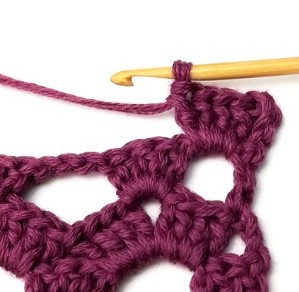 Large Lacy Zigzag Crochet Stitch Photo Tutorial