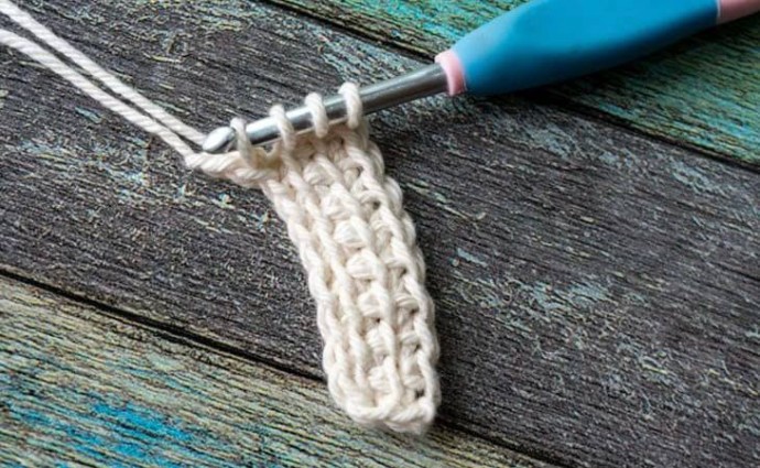 Linked Treble Crochet Stitch Photo Tutorial