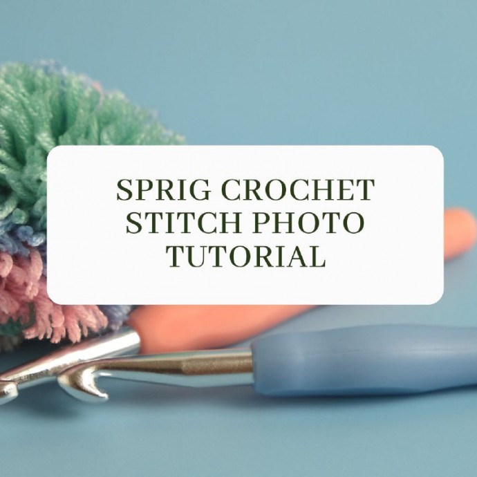 Sprig Crochet Stitch Photo Tutorial