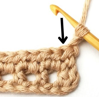 Striped Half Double Crochet Mesh Stitch Photo Tutorial