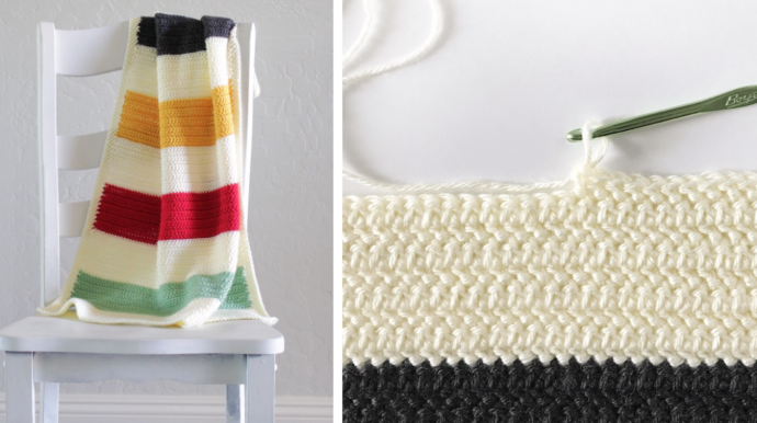 Crochet Basics: Herringbone Half Double Stitch