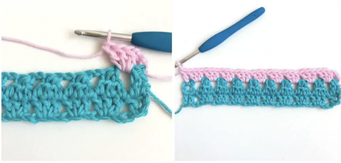 Granny Triangle Crochet Stitch Photo Tutorial