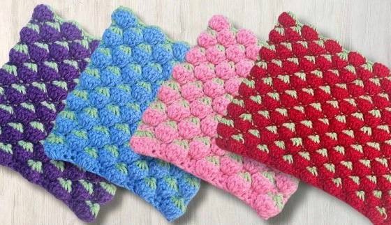 Strawberry Crochet Stitch Photo Tutorial Strawberry Crochet Stitch Photo Tutorial
