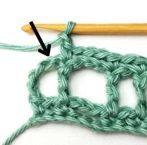 Striped Treble Crochet Mesh Stitch Photo Tutorial
