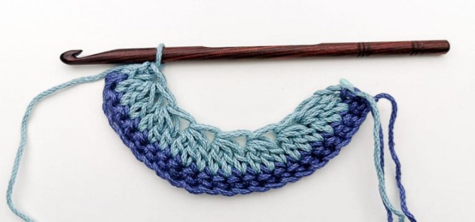 Waves and Stripes Crochet Stitch Photo Tutorial