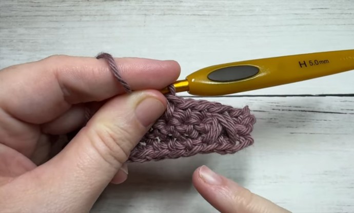 How to Crochet the Field Stitch Photo Tutorial