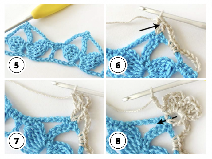 How to Make Lace Flower Crochet Stitch