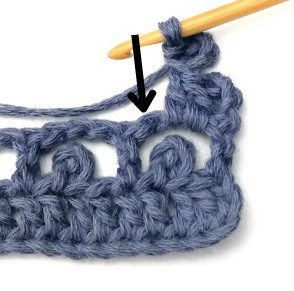 Striped Boxed Picot Crochet Stitch Photo Tutorial
