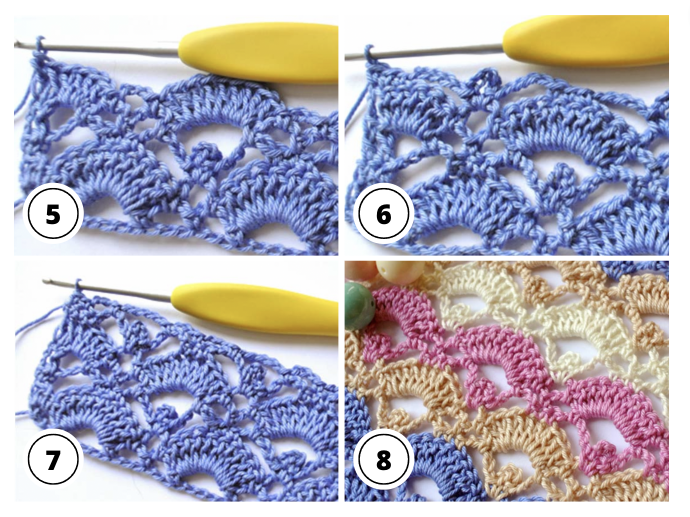 Crochet Basics: Shell Picot Stitch