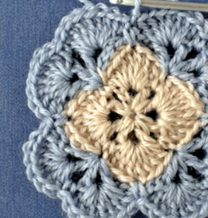 How to Make Crochet Shell Square Stitch